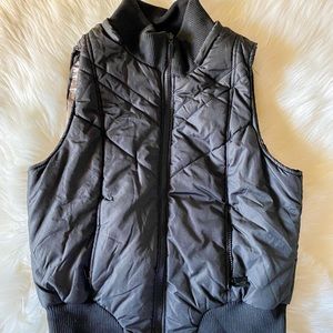 Black Forever 21 Quilted Vest